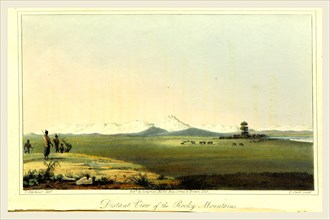 View of the Rocky Mountains, 1823