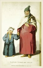 Tartar woman and child, 1820, 1821, 1822, and 1823, Russia