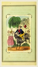 Knowing Tommy Tickle and his gay country cousins, 19th century engraving