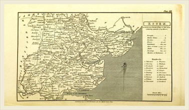 A Topographical Dictionary of the United Kingdom, Essex, 19th century engraving