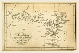 Route of their Royal Highnesses the Duke & Duchess of Clarence  during their visits  1822, 1825, &
