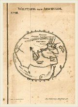 Aeschylos, Handbuch der alten Geographie, 19th century engraving