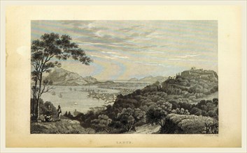 Zante, 19th century engraving