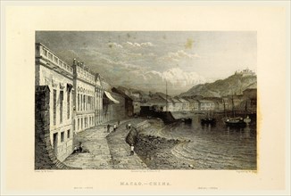 Macao China, Views in India, China, and on the Shores of the Red Sea, drawn by Prout, Stanfield,