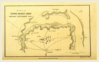 Donna Maria's Army, Sketches in Portugal during the Civil War of 1834, 19th century engraving