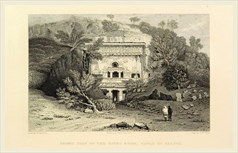 Bisma Kurm, caves of Ellora, Views in India, China, and on the Shores of the Red Sea, drawn by