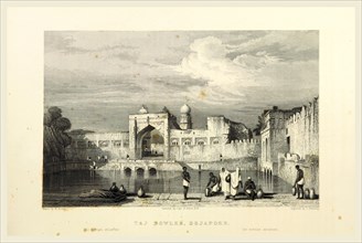 Taj Bowlee, Bejapore, Views in India, China, and on the Shores of the Red Sea, drawn by Prout,