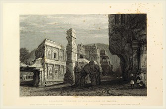 Temple Kylas, Caves of Ellora, Views in India, China, and on the Shores of the Red Sea, drawn by