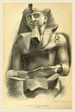 Bust of Ramses, A Brief Account of the Researches and Discoveries in Upper Egypt, 19th century