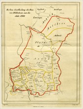 Map Hildesheim around the year 1000