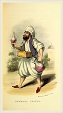 Sherbet seller, Damascus and Palmyra, a journey to the East. With a sketch of the state and