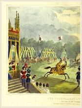 An Account of the Tournament at Eglinton, 19th century engraving