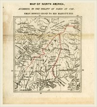 Map of North America, The right of the United States of America to the North-Eastern boundary