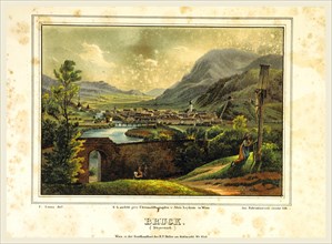 Bruck, Austria, 19th century engraving