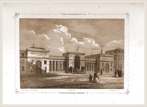 Palais de la legion D'Honneur, Paris and surroundings, daguerreotype, M. C. Philipon, 19th century