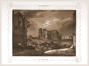 Notre Dame, Paris et ses environs, daguerreotype,M. C. Philipon, etc., 19th century engraving
