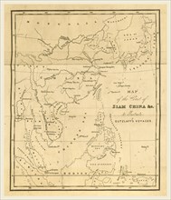 Journal of three voyages along the Coast of China, in 1831, 1832, and 1833, map of the coast of