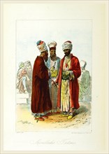 Moullahs Tatars, Travel in the southern Russia and the Crimea in 1837, 19th century engraving