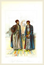 Karaims Jews, Odessa, Travel in the southern Russia and the Crimea in 1837, 19th century engraving