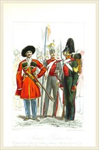 Russian army, Travel in the southern Russia and the Crimea in 1837, 19th century engraving