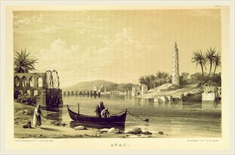 Anah, Narrative of the Euphrates Expedition during the years 1835-1837, 19th century engraving