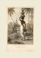 The Oriental Annual, etc. 1834-1838, A Hindoo female, 19th century engraving