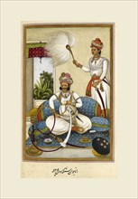 Portrait of Maharana Java, 19th century. Tashrih al-aqvam, an account of origins and occupations of
