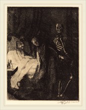 Albert Besnard, Importunate (Importune), French, 1849-1934, 1900, etching and aquatint in black on