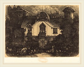 Rodolphe Bresdin (French, 1822-1885), La Maison Enchantée (The Haunted House), 1871, lithograph on