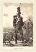 Nicolas-Toussaint Charlet (French, 1792-1845), Infanterie legÃ¨re franÃ§aise, Carabinier, 1822,