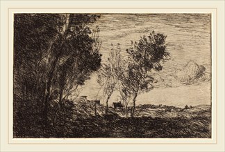 Jean-Baptiste-Camille Corot (French, 1796-1875), In the Dunes: Souvenir of The Hague  (Dans les