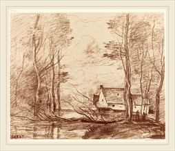 Jean-Baptiste-Camille Corot (French, 1796-1875), The Mill of Cuincy, near Douai (Le Moulin de