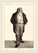 Honoré Daumier (French, 1808-1879), Baillot, 1833, lithograph