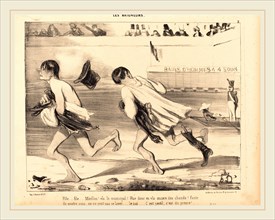 Honoré Daumier (French, 1808-1879), File Moello! Vla le municipal!, 1839, lithograph on wove paper