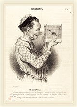 Honoré Daumier (French, 1808-1879), Le Bétophile, 1840, lithograph on newsprint