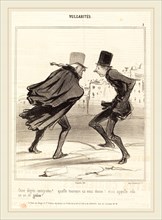 Honoré Daumier (French, 1808-1879), Onze degrés centigrades!, 1841, lithograph on newsprint