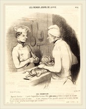 Honoré Daumier (French, 1808-1879), Une Promotion, 1845, lithograph on newsprint