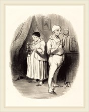 Honoré Daumier (French, 1808-1879), L'Oeil du maitre, 1842, lithograph