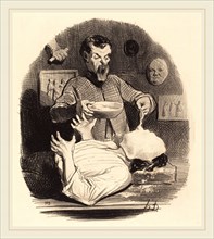 Honoré Daumier (French, 1808-1879), Un Monsieur qui veut se donner la satisfaction, 1846,