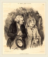 Honoré Daumier (French, 1808-1879), Un Retour de jeunesse, 1846, lithograph