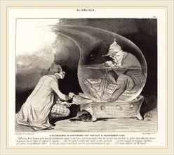 Honoré Daumier (French, 1808-1879), Le Rajeunissement du Constitutionnel, 1844, lithograph