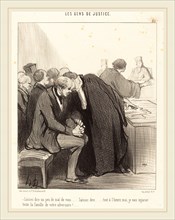 Honoré Daumier (French, 1808-1879), Laissez dire un peu de mal de vous, 1847, lithograph