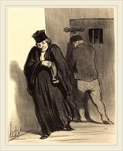 Honoré Daumier (French, 1808-1879), Il parait que mon gaillard est un grand scélérat, 1848,