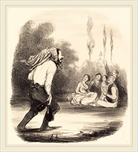 Honoré Daumier (French, 1808-1879), Le Plus farceur de la société, 1847, lithograph