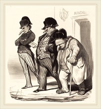 Honoré Daumier (French, 1808-1879), Les Journaux Napoléoniens sortant de l'Assemblée Nationale,