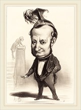Honoré Daumier (French, 1808-1879), L.F. Raymond Wolowski, 1849, lithograph