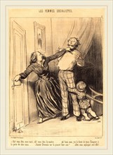 Honoré Daumier (French, 1808-1879), Ah! vous Ãªtes mon mari, ah! vous Ãªtes le maÃ®tre, 1849,