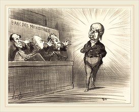 Honoré Daumier (French, 1808-1879), Ce n'est pas encore cette fois-ci, 1851, lithograph