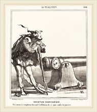Honoré Daumier (French, 1808-1879), Invention charivarique, 1868, lithograph