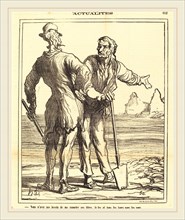 Honoré Daumier (French, 1808-1879), Vous n'avez pas besoin de me rappeler ses titres, 1871,